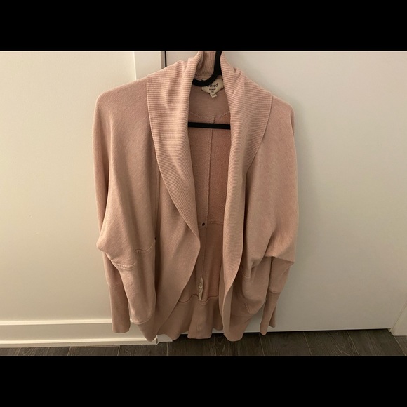 Wilfred long sleeve cardigan. Size XXS in pink. Purchased from Aritzia. - Picture 1 of 2